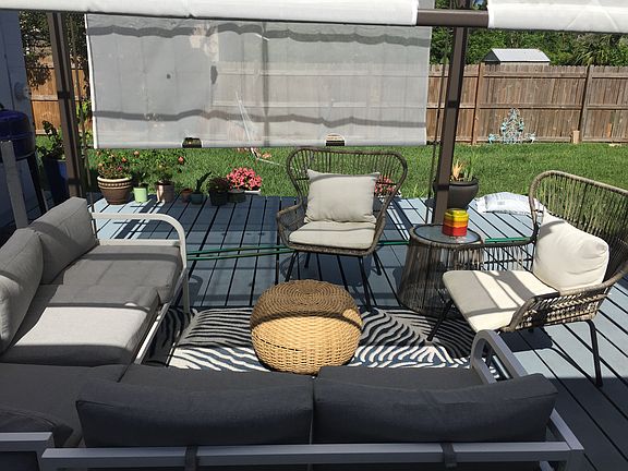 Spacious deck
