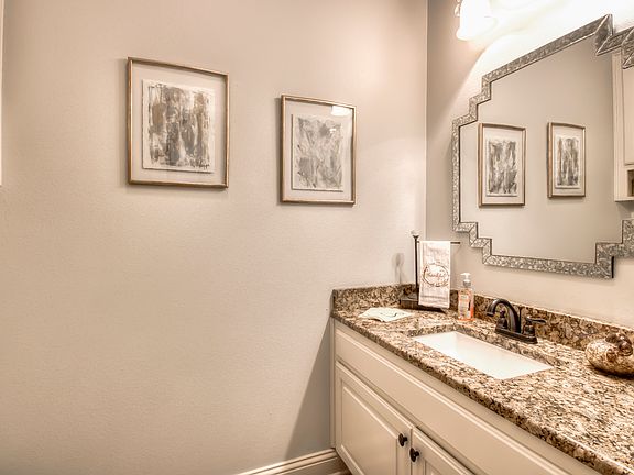 half bath off kitchen