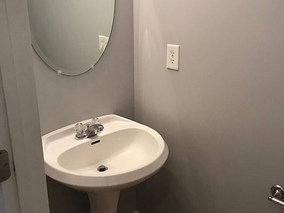 Half bath on first floor.