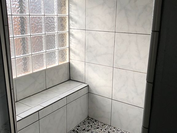 Master walk in shower 