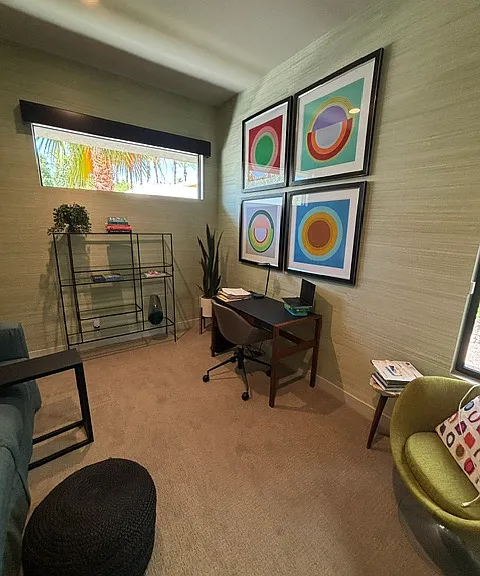 first floor bedroom/office