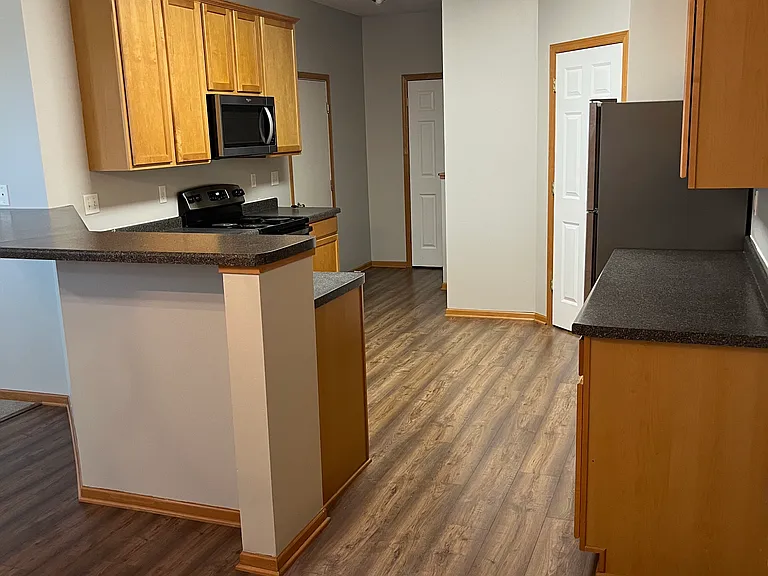 Kitchen looking from dining room