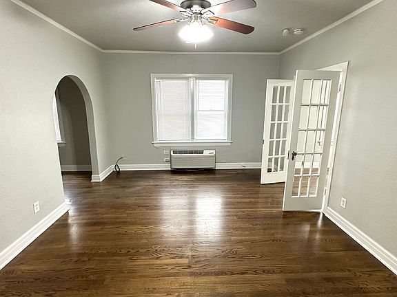 from front door into unit