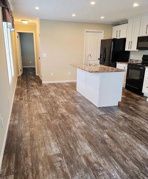 Cozy open floor plan.