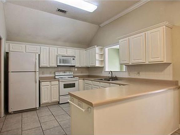 Kitchen with High Ceilings