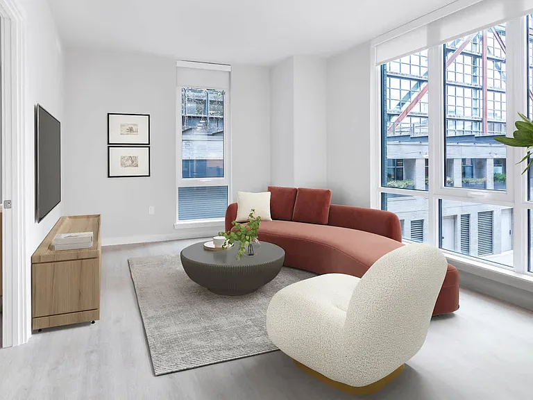 Living Room with Hard Surface Flooring