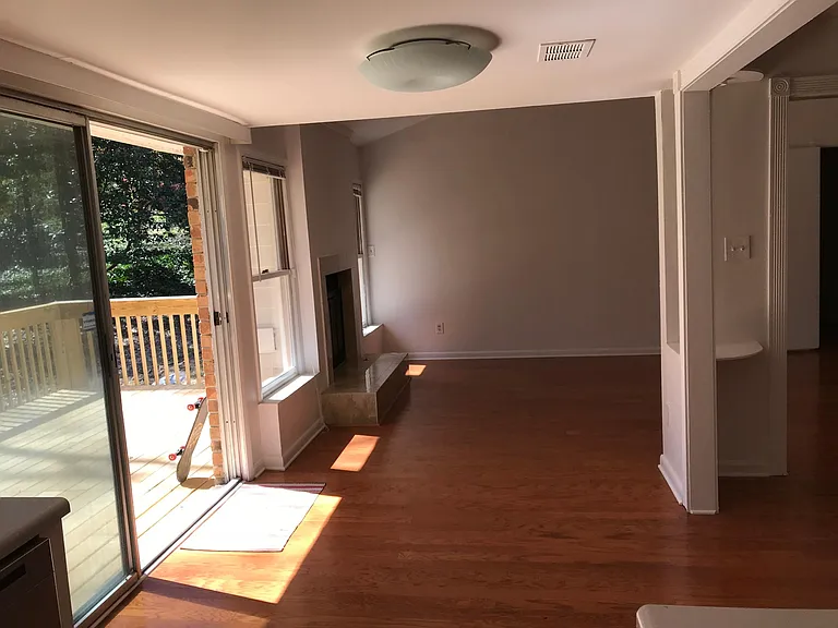 View to the deck.