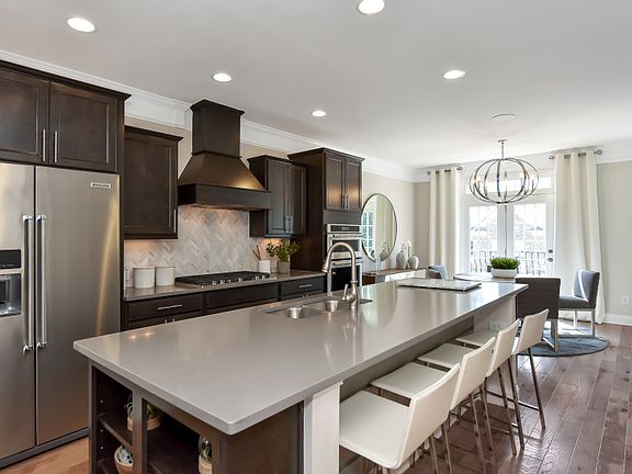 Beautiful Open Kitchen with large island
