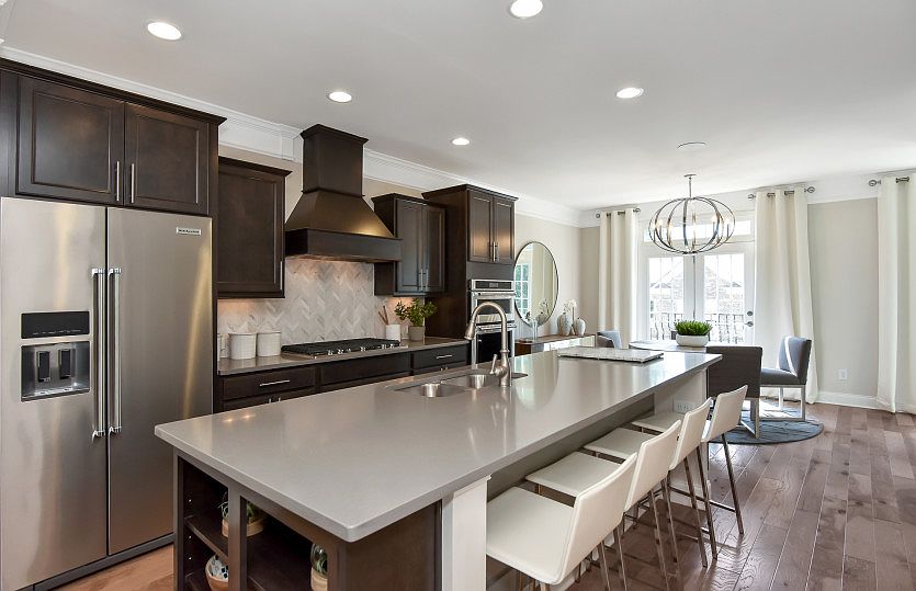 Beautiful Open Kitchen with large island