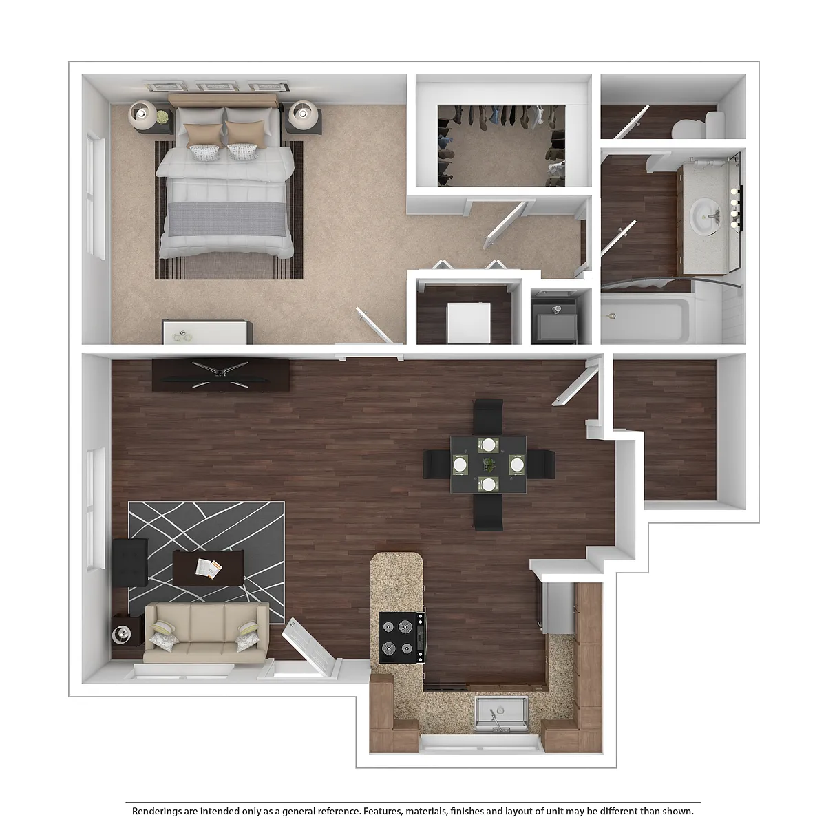 Floor plan Queen