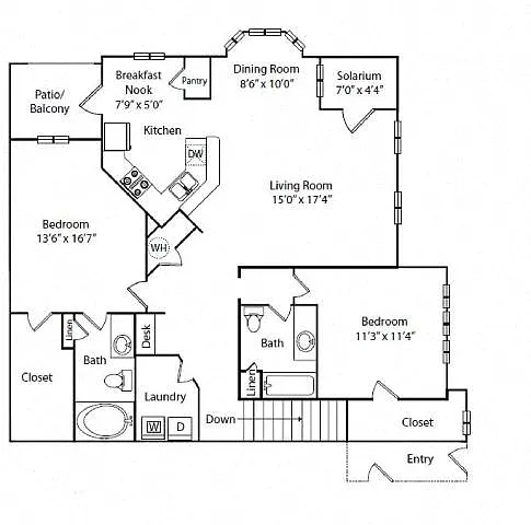 Floor plan 2G