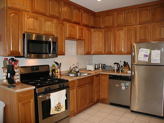 Fully appliances kitchen with energy star stainless steel appliances.