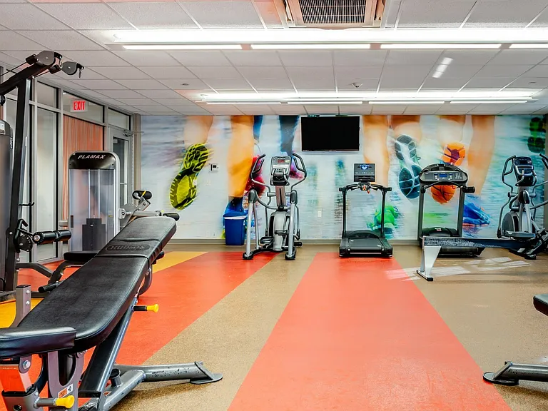 A clean and open space to stay active and energized.