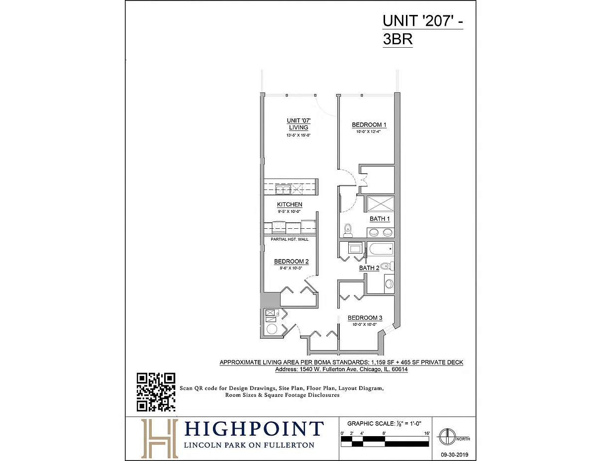 Floor plan 3 Bed 2 Bath