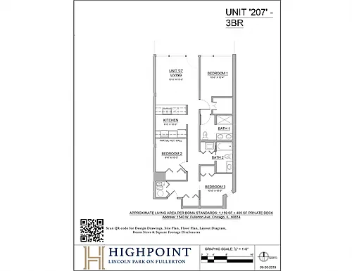 Floor plan 3 Bed 2 Bath