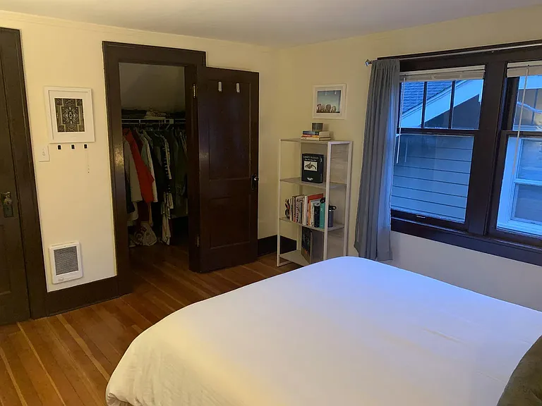 Top floor 1st bedroom closet