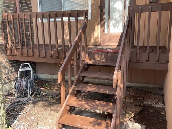 front porch and entrance