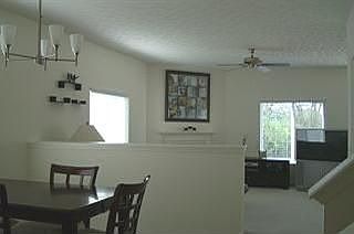 Dining room looking into family room