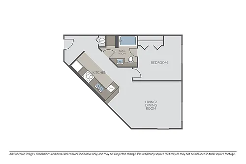 Floor plan Plan 1B