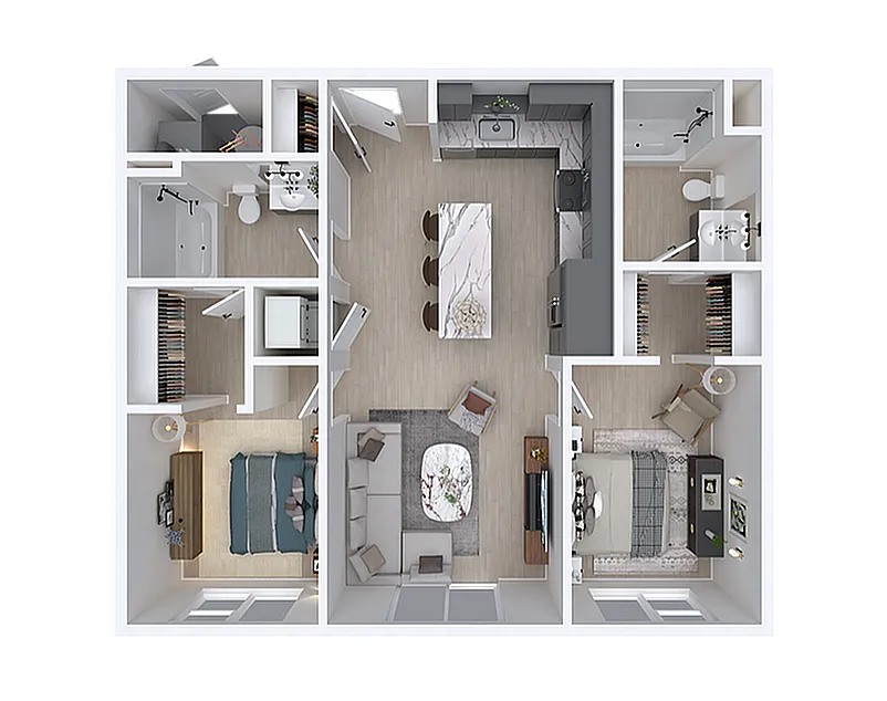 Floor plan Rio Grande (Market Rate)