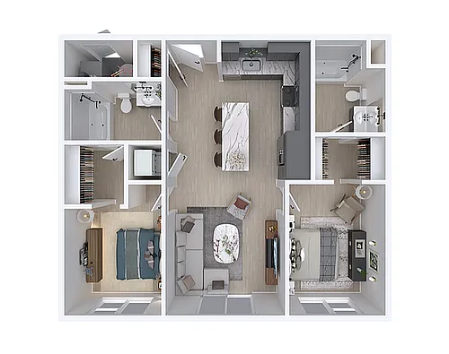 Floor plan Rio Grande (Market Rate)