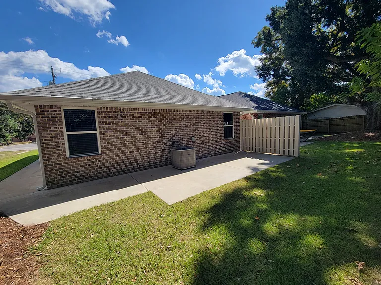 Back Yard with Patio and privacy fence