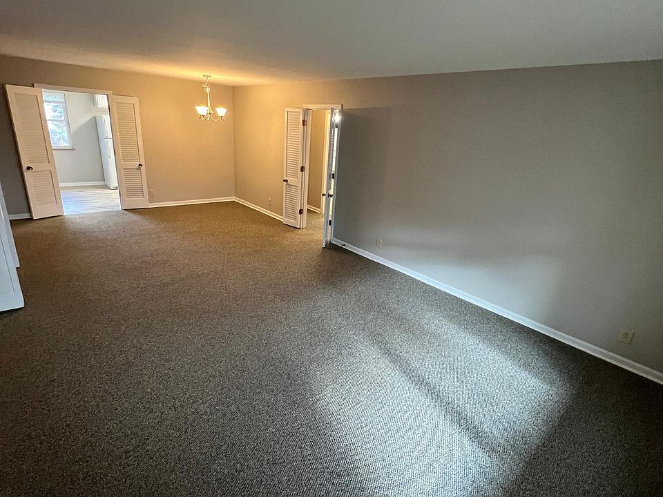 Living room and dining area