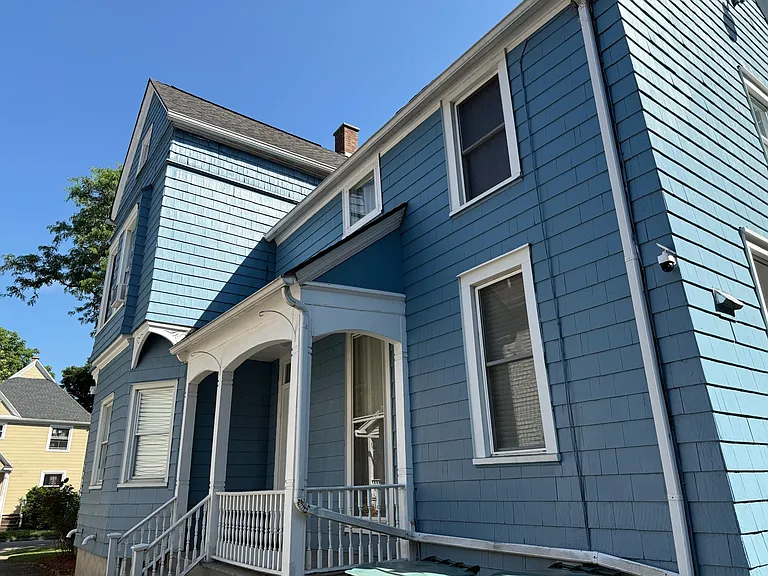 Side entrance.
