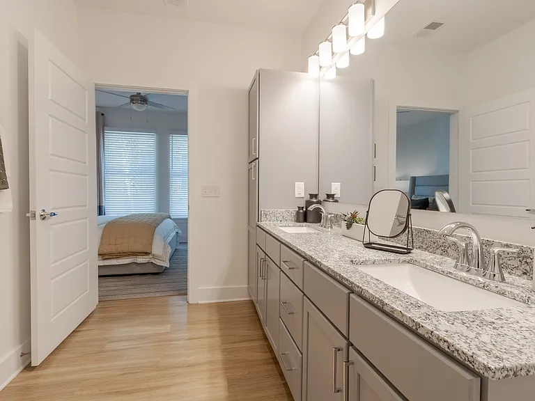 Ensuite Bathroom at The Merchant Apartments in Charleston, SC 29403