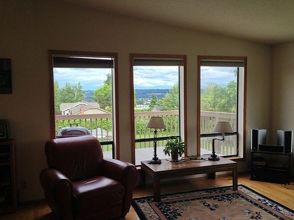 Nice territorial view and  view of the Cascades from this home