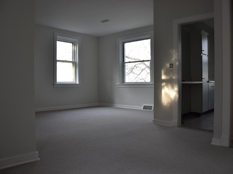 View from bed alcove into main room