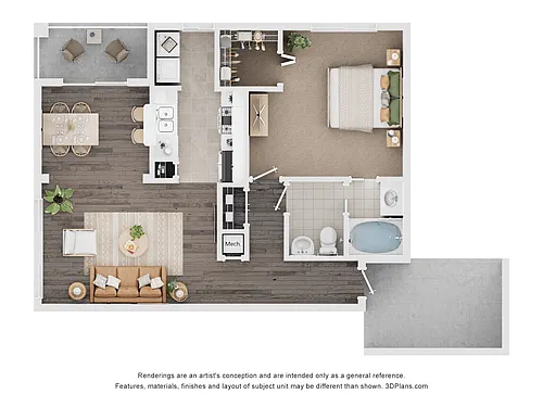 Floor plan Club Waterways