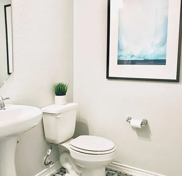 Half bath on 1st floor