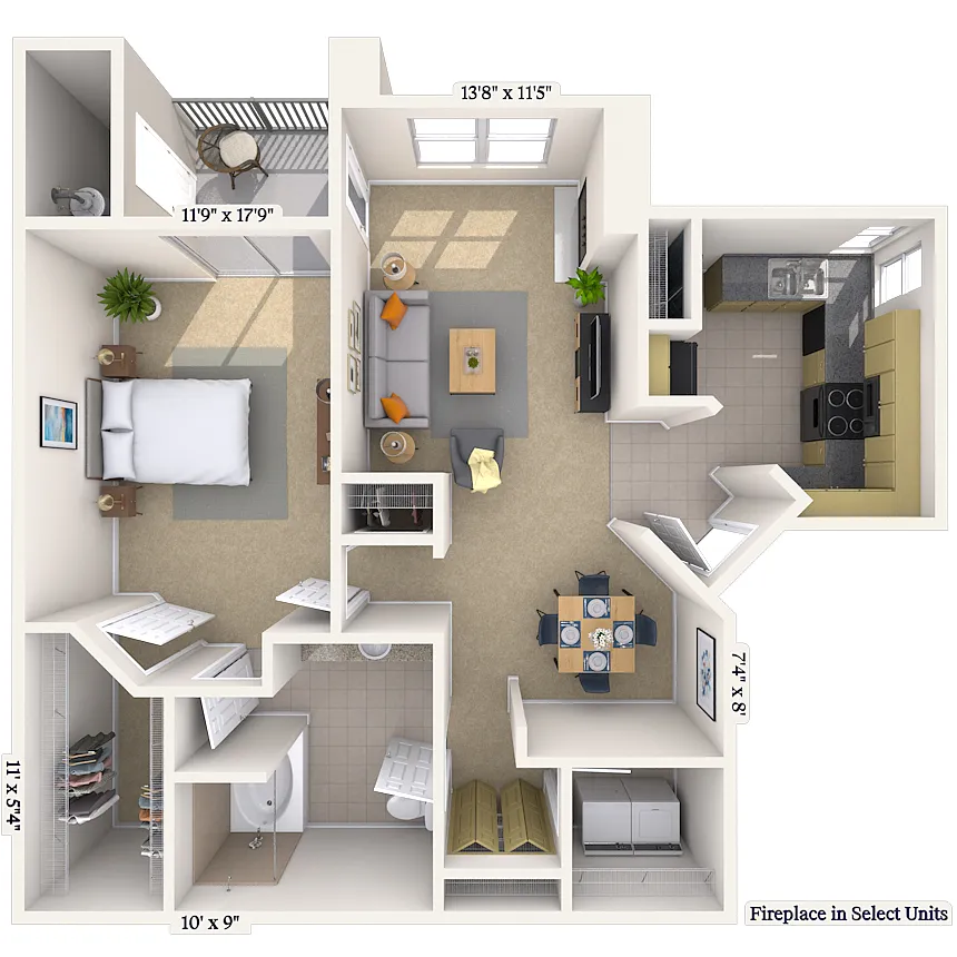 Floor plan 11B