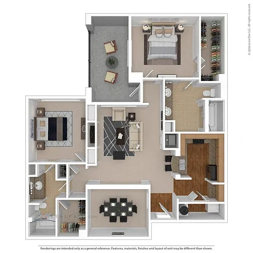 Floor plan Strata - Renovated