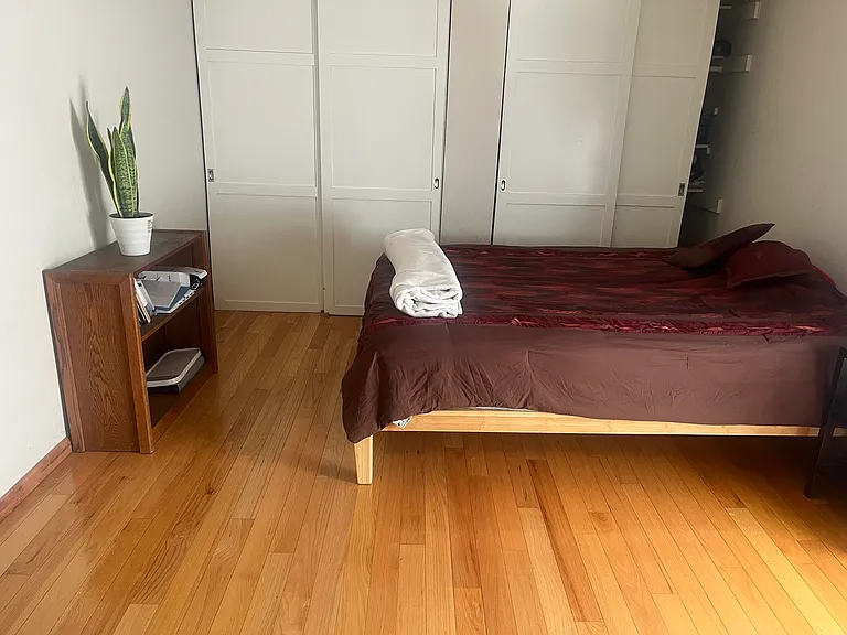 2nd bedroom. Clean and perfect for a child or a guest - or possibly as an office space.