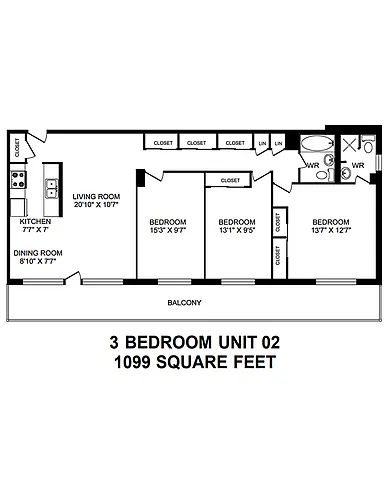 Floor plan 3 Bedroom