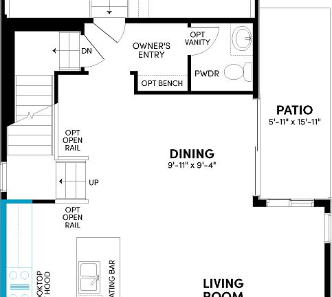 Spark 3 Optional Gourmet Kitchen at Uplands in Westminster, CO