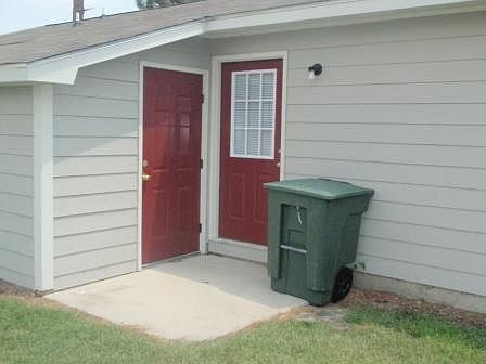 BACK PATIO/STORAGE SHED VIEW