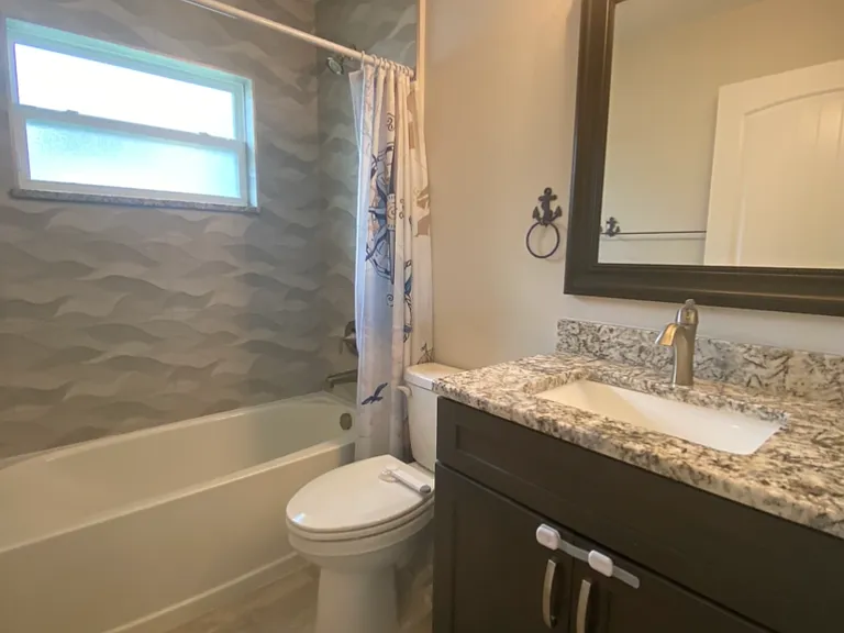 Hallway bathroom