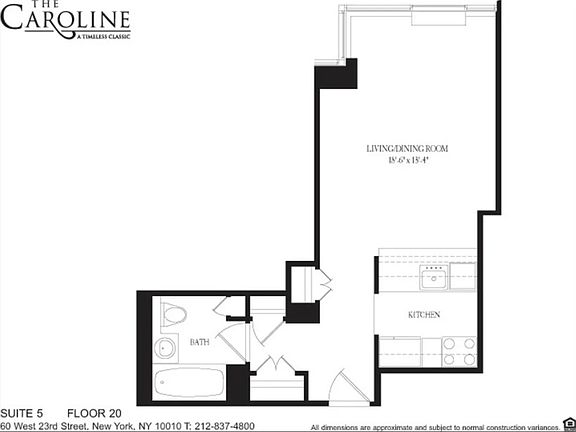 2nd image of 60 W 23rd St APT 2005