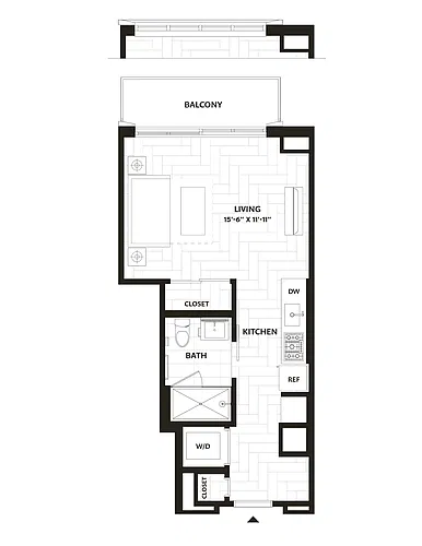 Floor plan Studio-S3