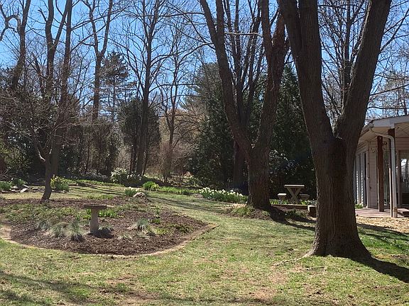 Flowerbeds in Back of House