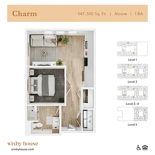 Floor plan Charm