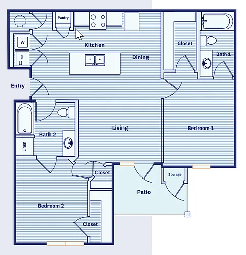 Floor plan B1