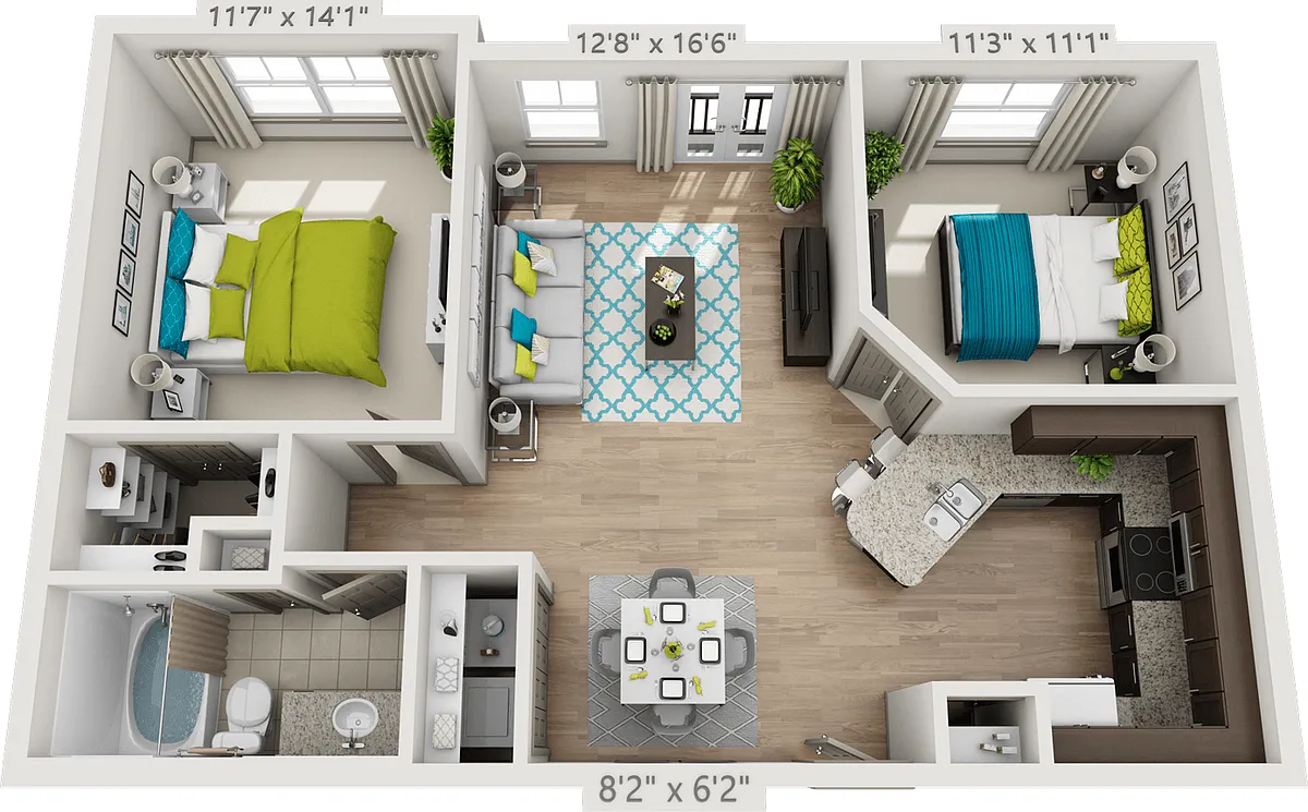 Floor plan B1