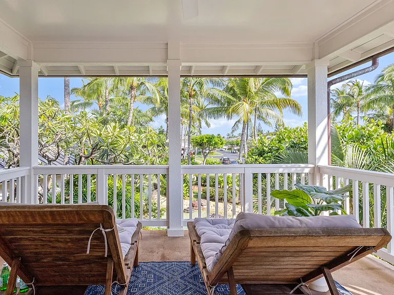Private lanai off Primary Bedroom