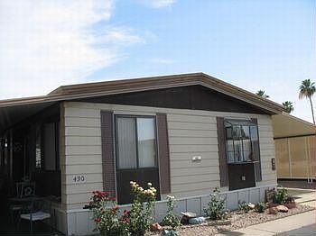 Front with rose bushes