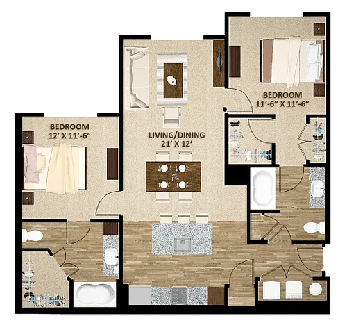 Floor plan B1