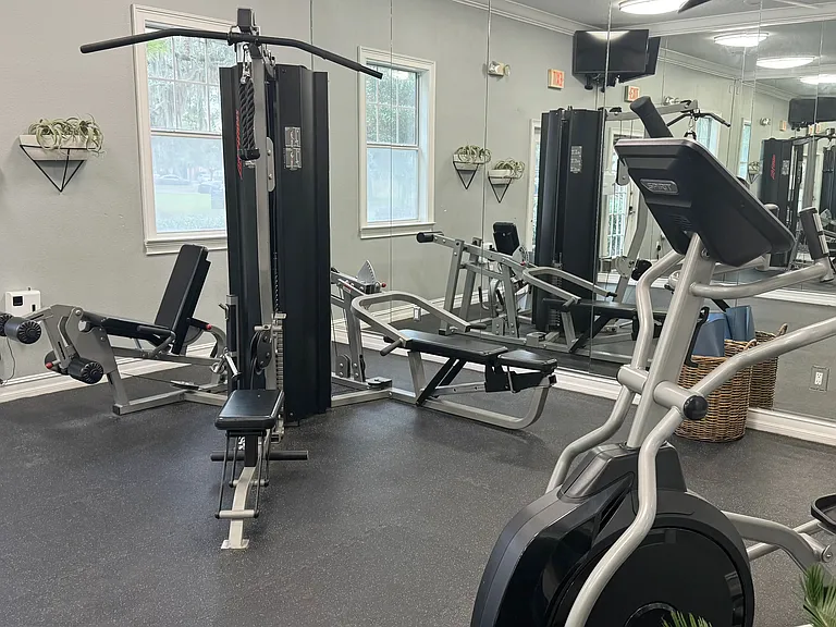 Our fitness center includes all the weight training and cardio equipment you need for a full body workout.